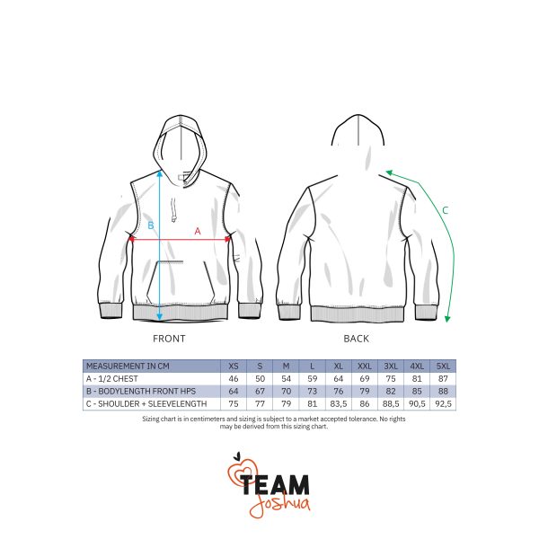 Team Joshua Hoodie (unisex) - Afbeelding 3