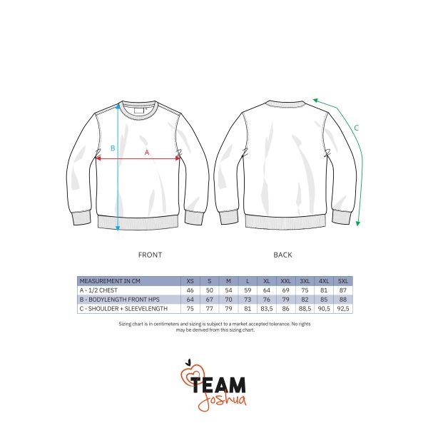 Team Joshua Sweater (unisex) - Afbeelding 3