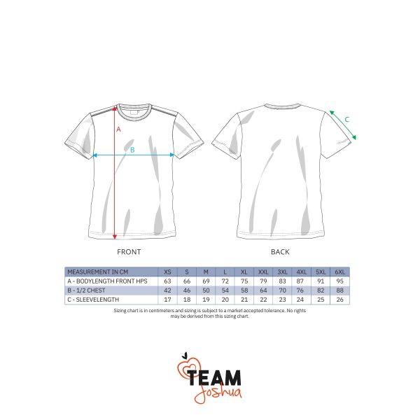 Team Joshua T-Shirt (unisex) - Afbeelding 3